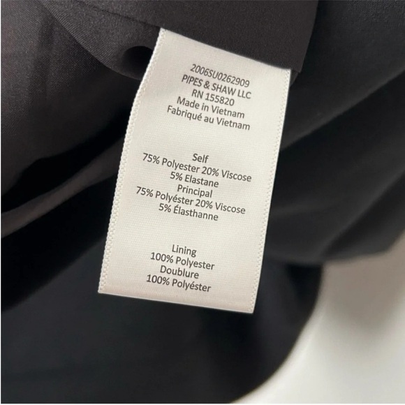 Veronica Beard Meadow Mini Dress Black NWT - Picture 8 of 8
